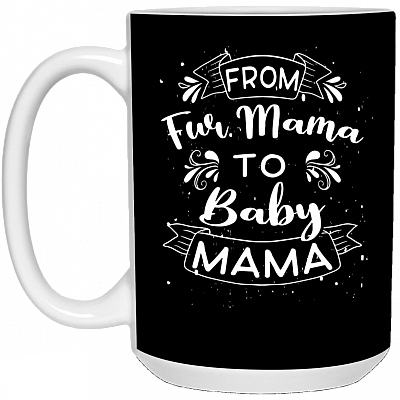 15 oz. White Mug