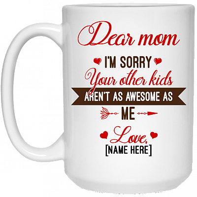 15 oz. White Mug