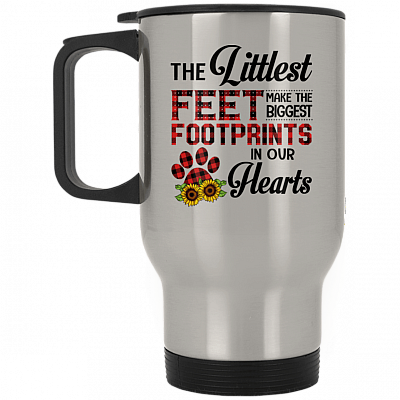 14 oz. Silver Travel Mug