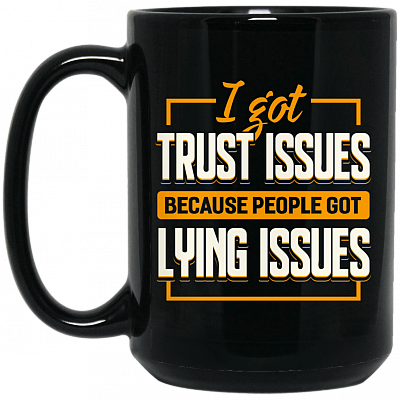 15 oz. Black Mug