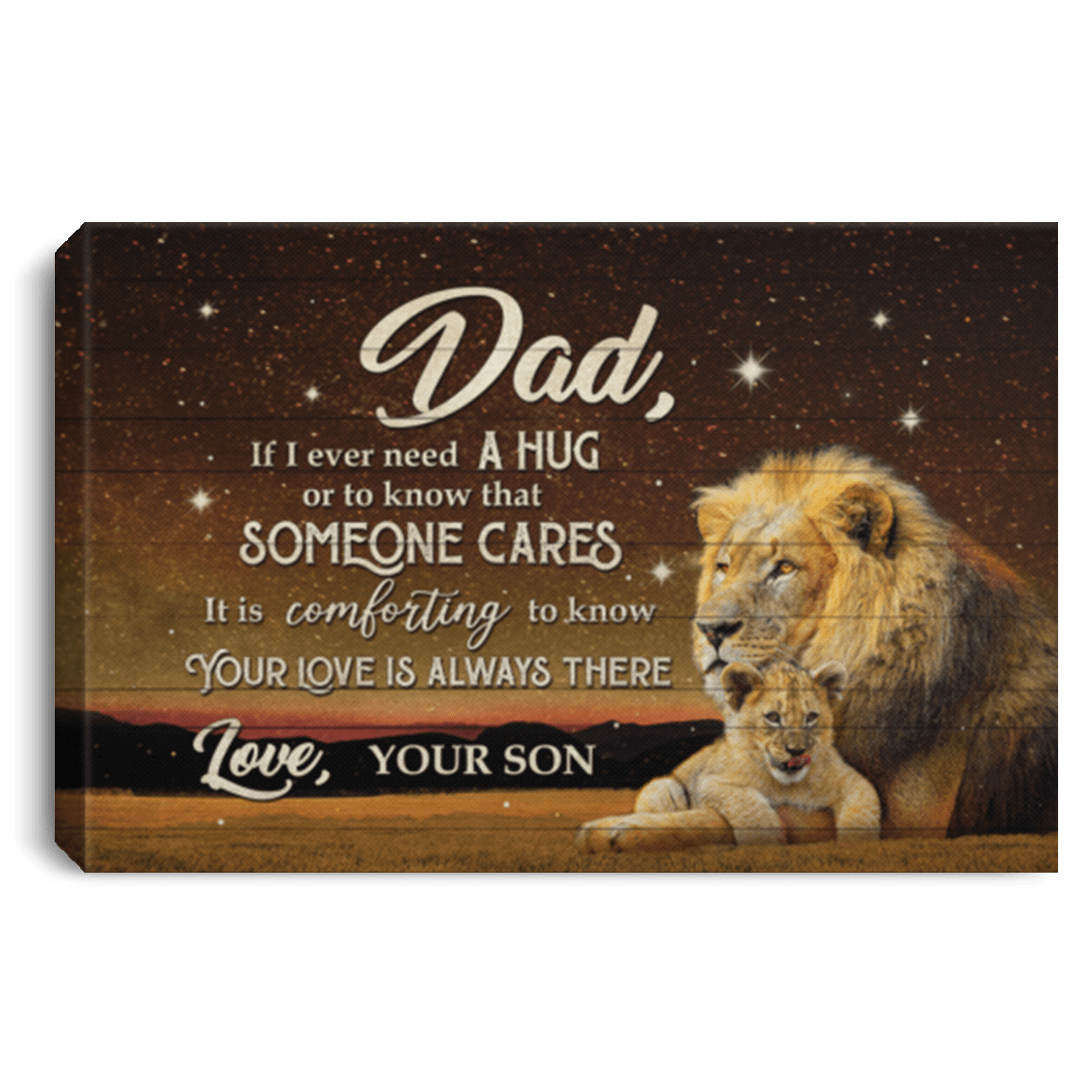 If I Ever Need A Hug Gift For Dad From Son Gallery Wrapped Framed Canvas Prints - Home Decor Wall Art, White, 0.75'' Framed Canvas If I Ever Need A Hug Gift For Dad From Son Gallery Wrapped Framed Canvas Prints - Home Decor Wall Art, White, 0.75'' Framed Canvas