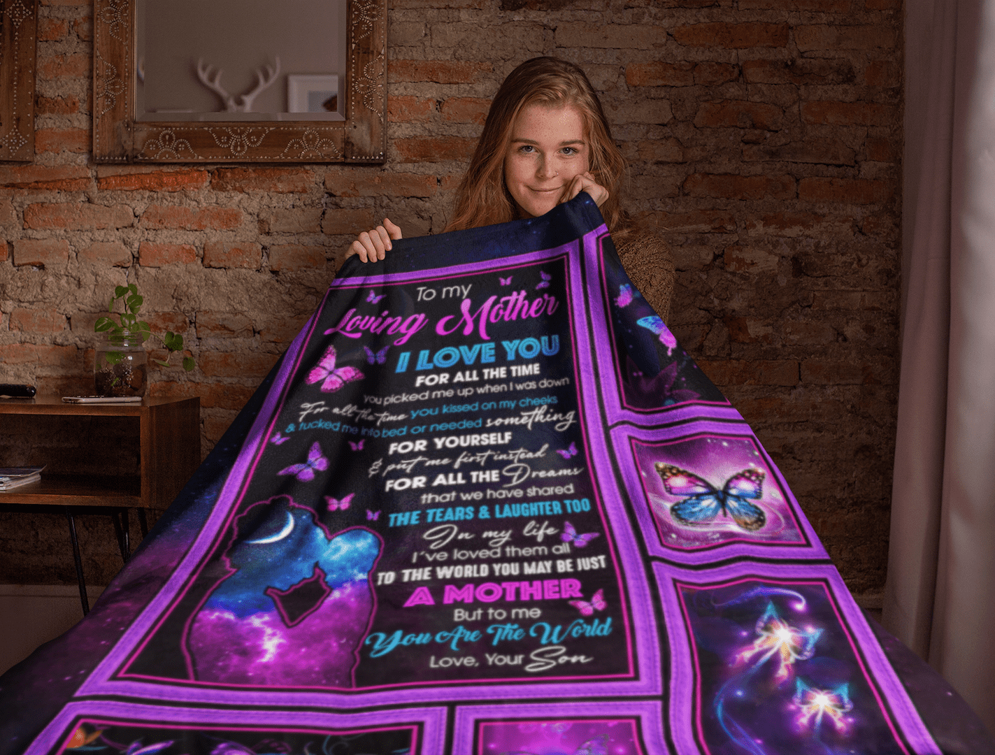 3P. Loving mother picked son