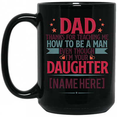 15 oz. Black Mug