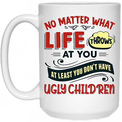 15 oz. White Mug