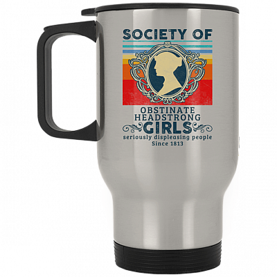 14 oz. Silver Travel Mug