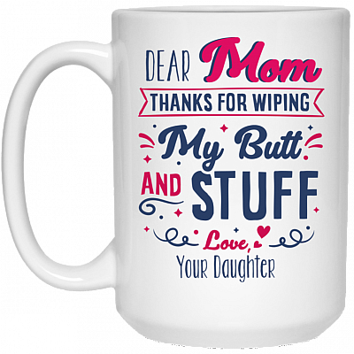 15 oz. White Mug