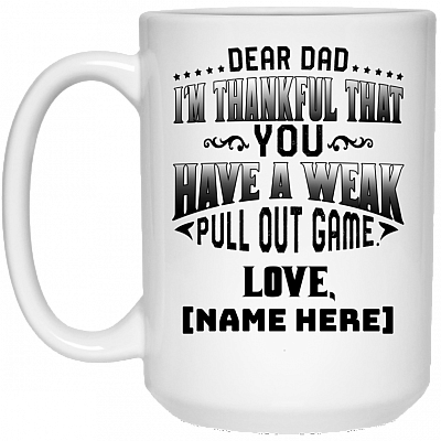 15 oz. White Mug