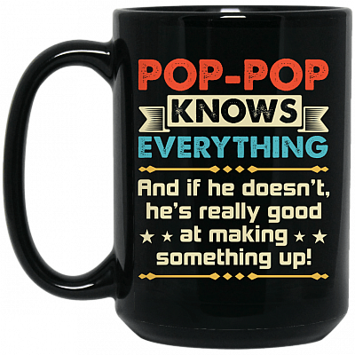 15 oz. Black Mug