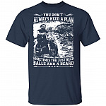 T-SHIRT Template (Only), Navy, Unisex T-Shirt