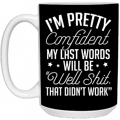 15 oz. White Mug