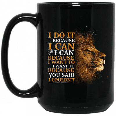 15 oz. Black Mug