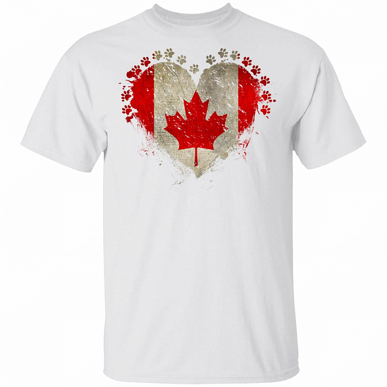 Independence Day Paw Flag Fourth Of July United States T-Shirt, White, Unisex T-Shirt