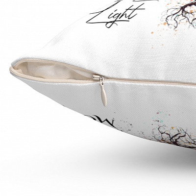 Alternative view of To My Daughter I Hugged This Soft Pillow I Squeezed It Really Tight I Filled It With My Wishes Throw - Decorative Pillow