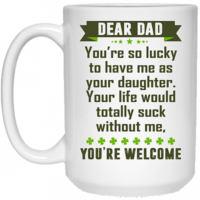 15 oz. White Mug