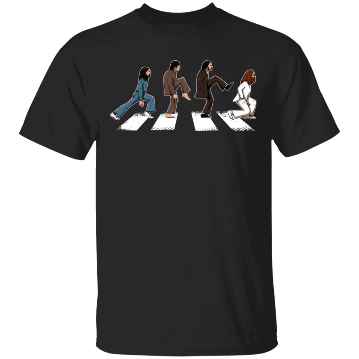 The Ministry of Silly Walk Monty T-Shirt, Black, Unisex T-Shirt