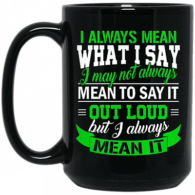 15 oz. Black Mug