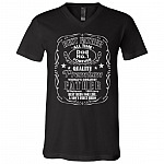 Happy Father's Day Best Father Premium Dad World's Greatest No.1 T-Shirt - V-Neck Tee, Black, V-Neck T-Shirt