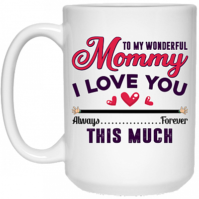 15 oz. White Mug