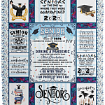 Senior Chaos Blanket, White, Cozy Plush Fleece Blanket - 50x60
