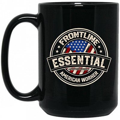 15 oz. Black Mug