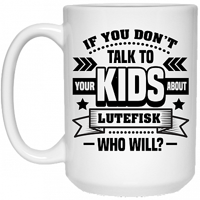 15 oz. White Mug