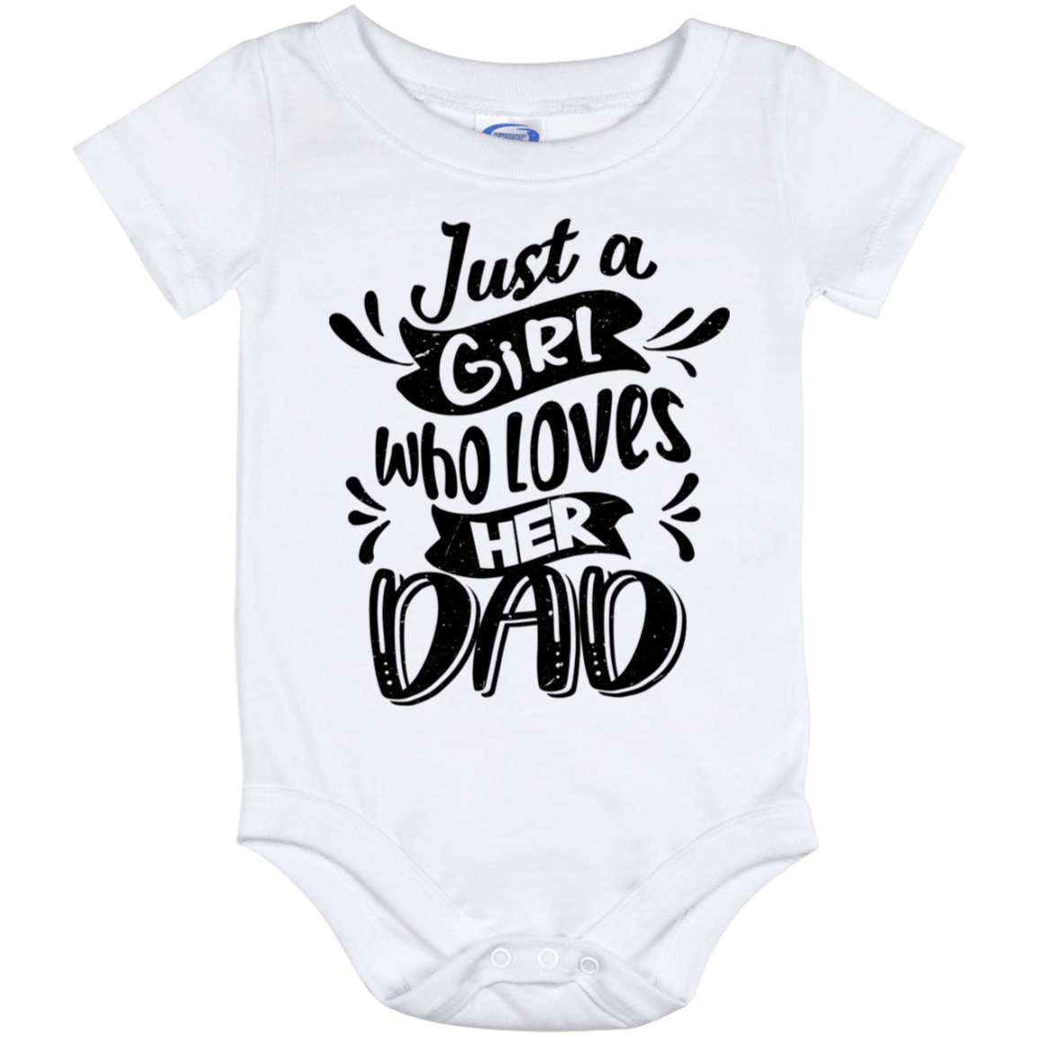 Just A Girl Who Loves His Dad Baby Onesie - Baby Infant Bodysuit, White, Baby Onesie - 12 Month Just A Girl Who Loves His Dad Baby Onesie - Baby Infant Bodysuit, White, Baby Onesie - 12 Month