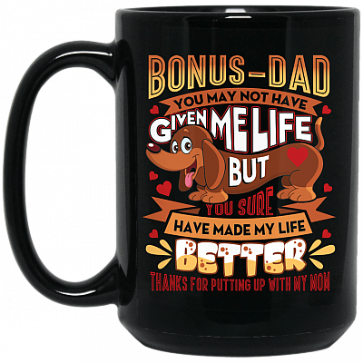 15 oz. Black Mug