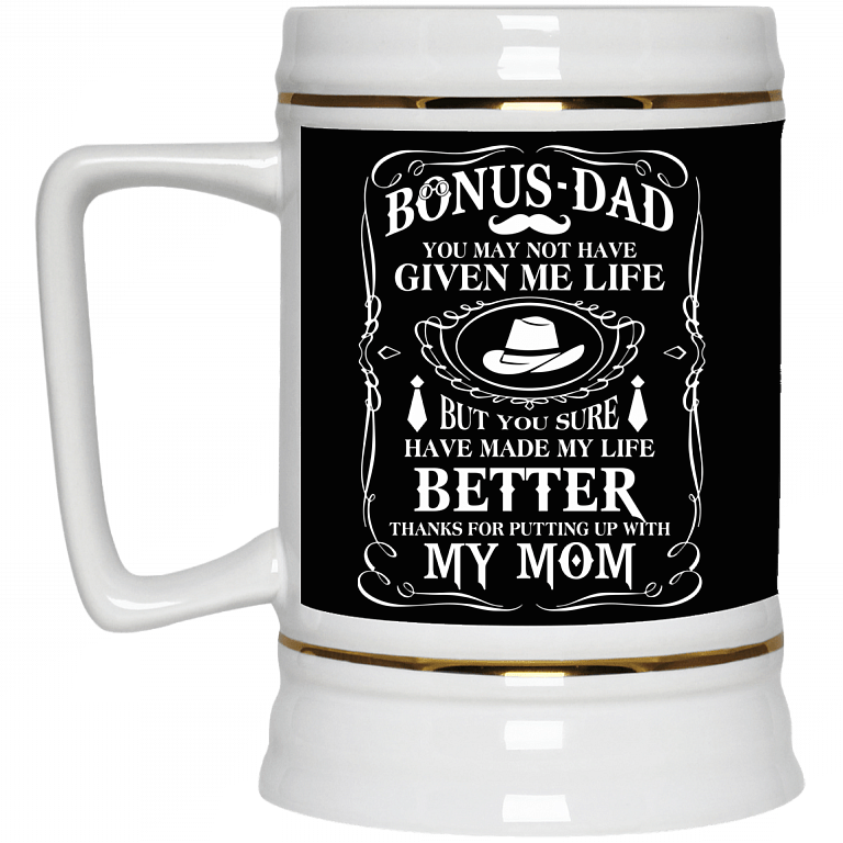 Bonus Mug, Black, 22 oz. Beer Stein