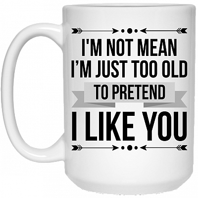 15 oz. White Mug
