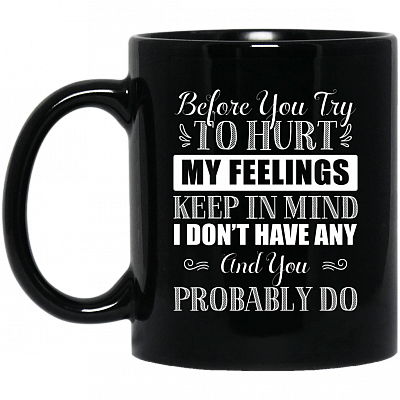 11 oz. Black Mug
