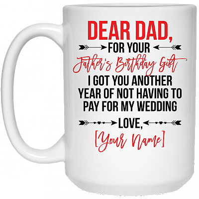 15 oz. White Mug
