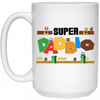 15 oz. White Mug