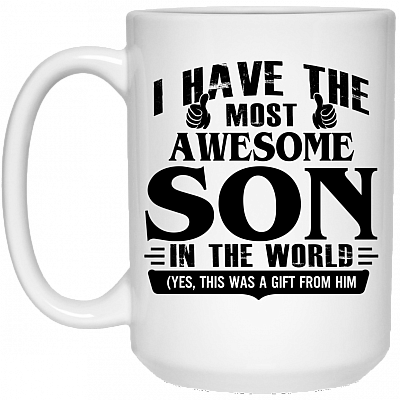 15 oz. White Mug