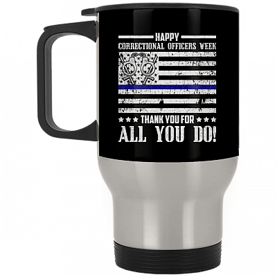 14 oz. Silver Travel Mug