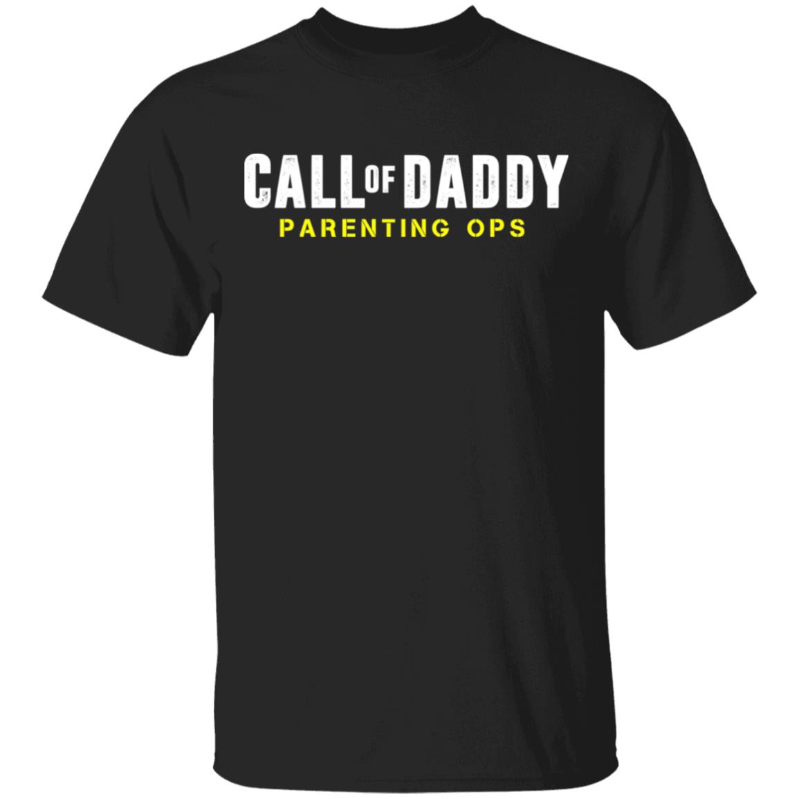Call Of Daddy T-Shirt - Funny Dad Shirt, Black, Unisex T-Shirt