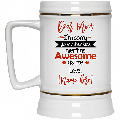 22 oz. Beer Stein