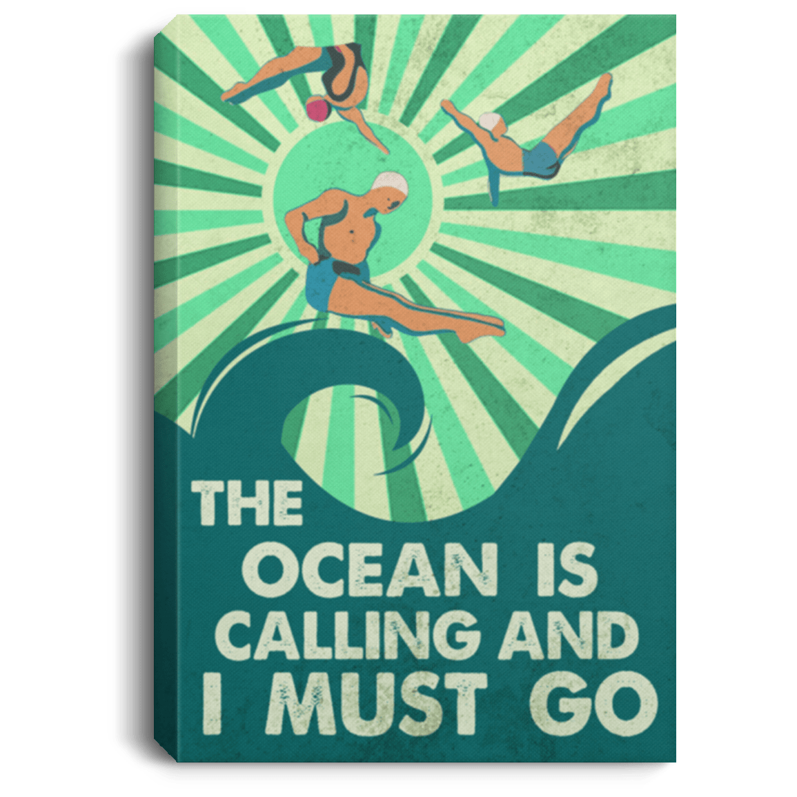 The Ocean Is Calling And I Must Go Wrapped Framed Canvas Unframed Poster - The Beach Calling Decor Wall Art, White, 0.75'' Framed Canvas The Ocean Is Calling And I Must Go Wrapped Framed Canvas Unframed Poster - The Beach Calling Decor Wall Art, White, 0.75'' Framed Canvas