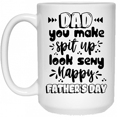 15 oz. White Mug