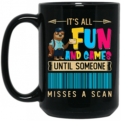 15 oz. Black Mug