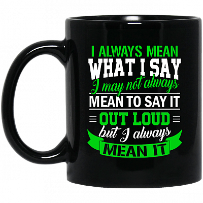 11 oz. Black Mug