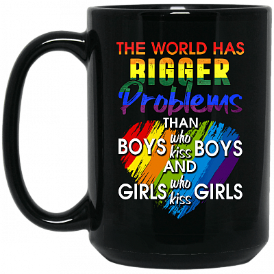 15 oz. Black Mug