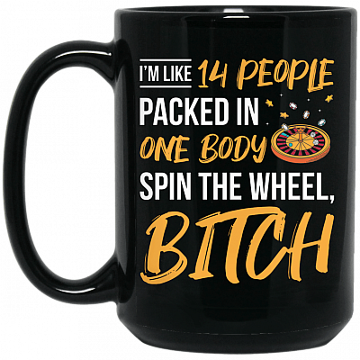 15 oz. Black Mug