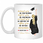 Personalized Behind You All Your Memories Before You All Your Dreams Coffee Mug - Water Bottle - Color Changing Mug, White, 11 oz. White Mug Personalized Behind You All Your Memories Before You All Your Dreams Coffee Mug - Water Bottle - Color Changing Mug, White, 11 oz. White Mug