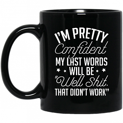 11 oz. Black Mug