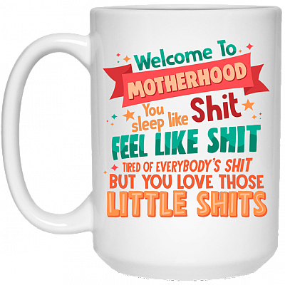 15 oz. White Mug