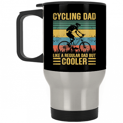 14 oz. Silver Travel Mug