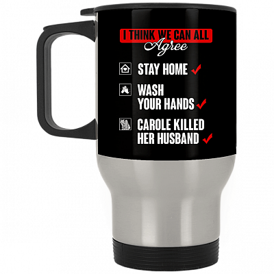 14 oz. Silver Travel Mug