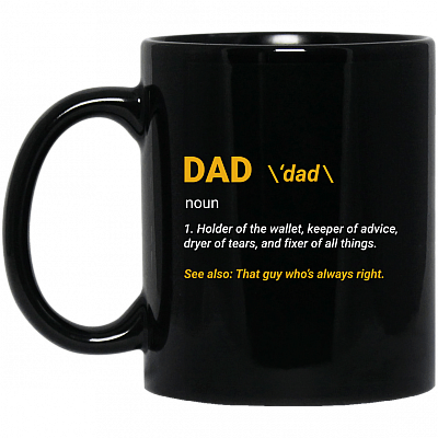 11 oz. Black Mug