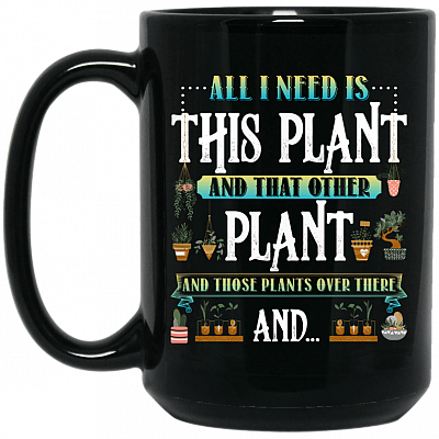 15 oz. Black Mug