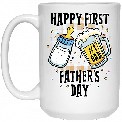 15 oz. White Mug